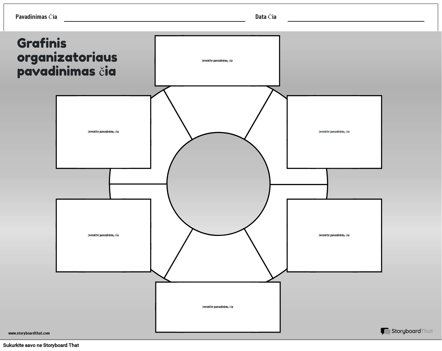 Naujas puslapio kūrimo bendrasis grafinis tvarkytuvas 1 (juodai baltas)