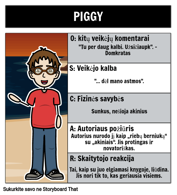 OSKARO PAVYZDYS - PIGGY