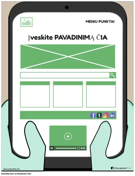 Pagrindinis Puslapis Wireframe 1