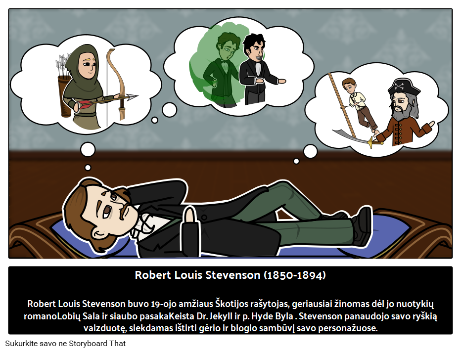 Robertas Louisas Stevensonas: XIX amžiaus škotų rašytojas