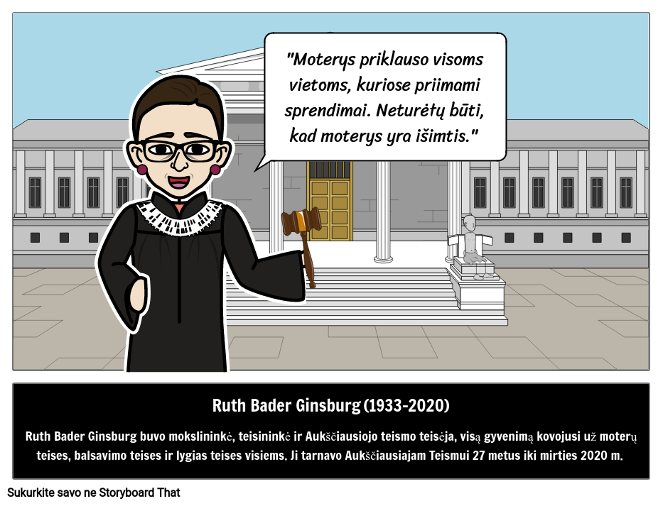 Kas Buvo Ruth Bader Ginsburg? 