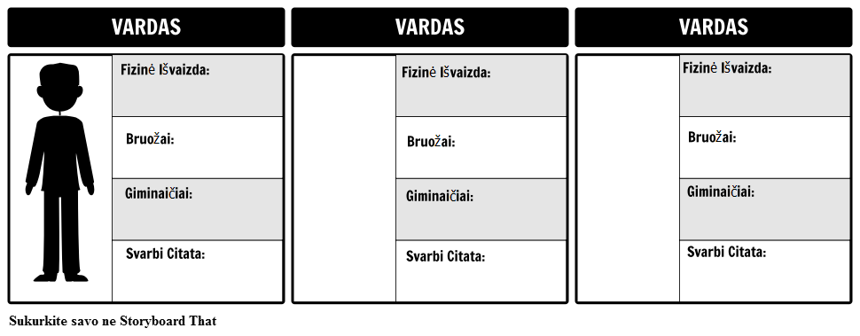 Simbolių Schema Šablonas - Mažas