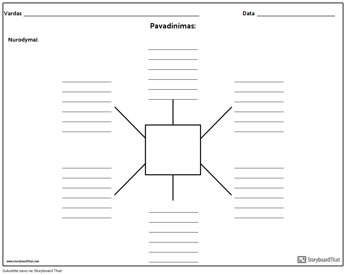 Spider Map Su Linijomis Storyboard Von Lt Examples