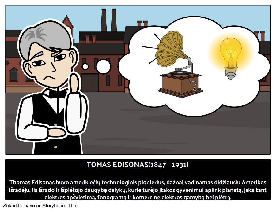 Thomas Edisonas: Amerikos Išradėjas 