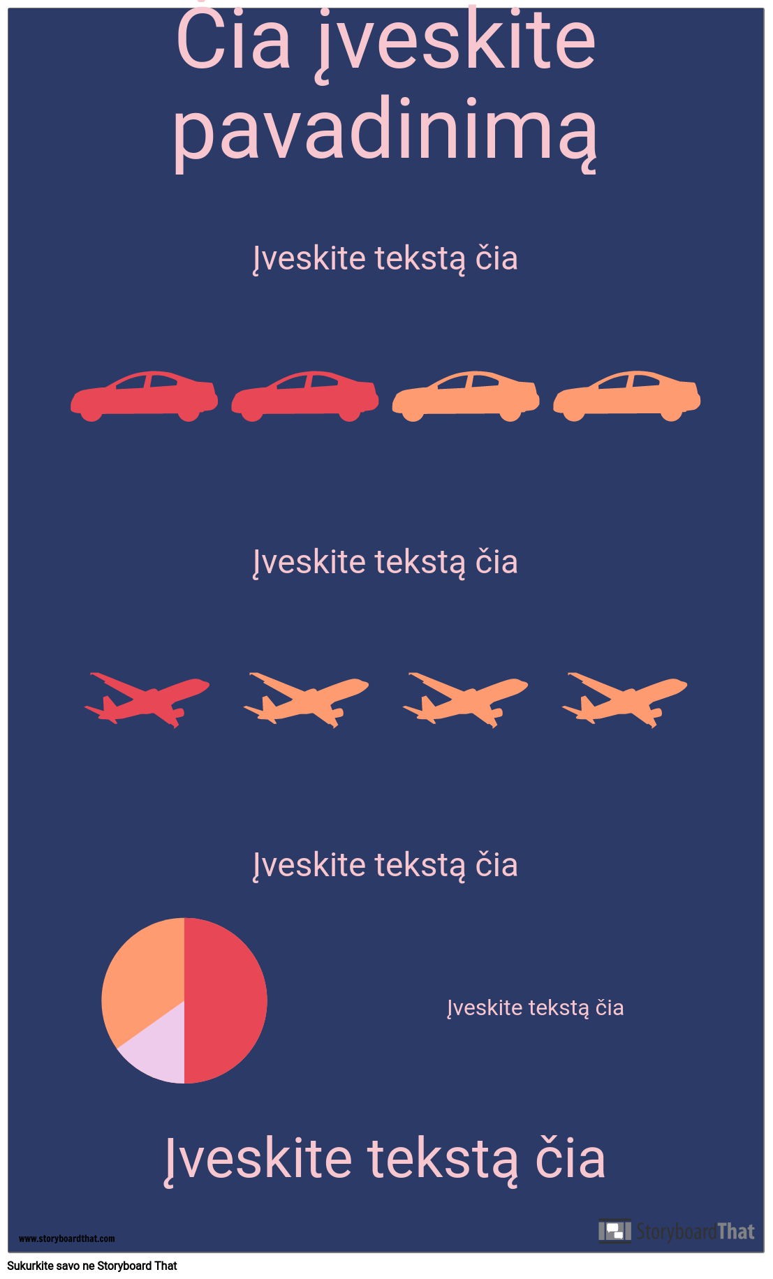 Transportavimas PSA Infographic