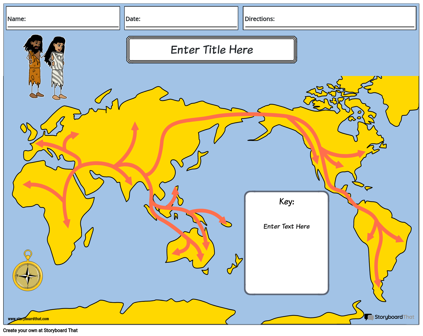 Žmonių Migracijos Žemėlapis