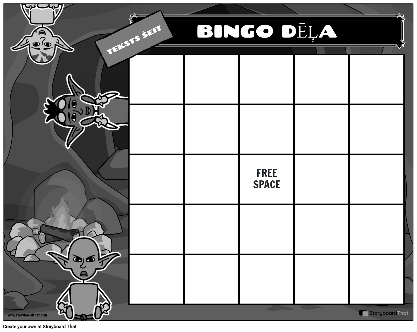 Bingo D lis 5 BW Storyboard Por Lv examples