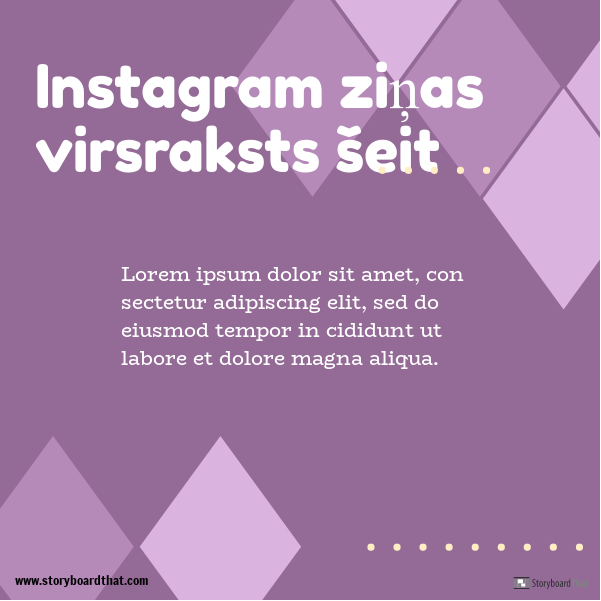 Korporatīvā Instagram Ziņas Veidne 2