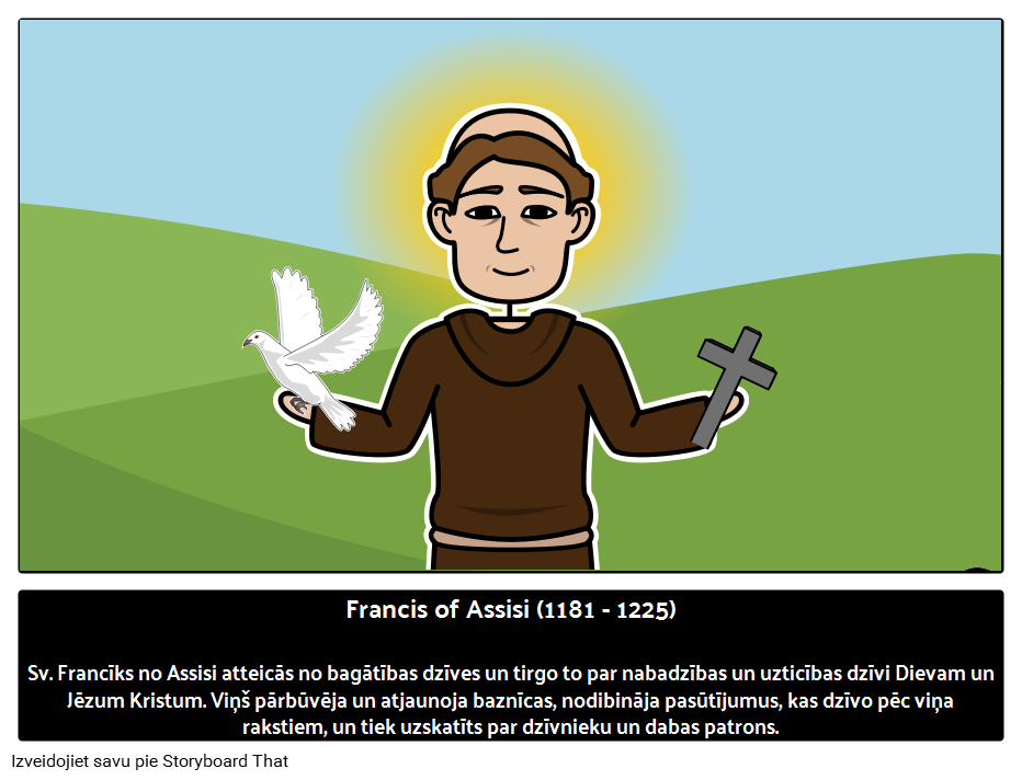 Kas bija svētais Francisks no Asīzes?