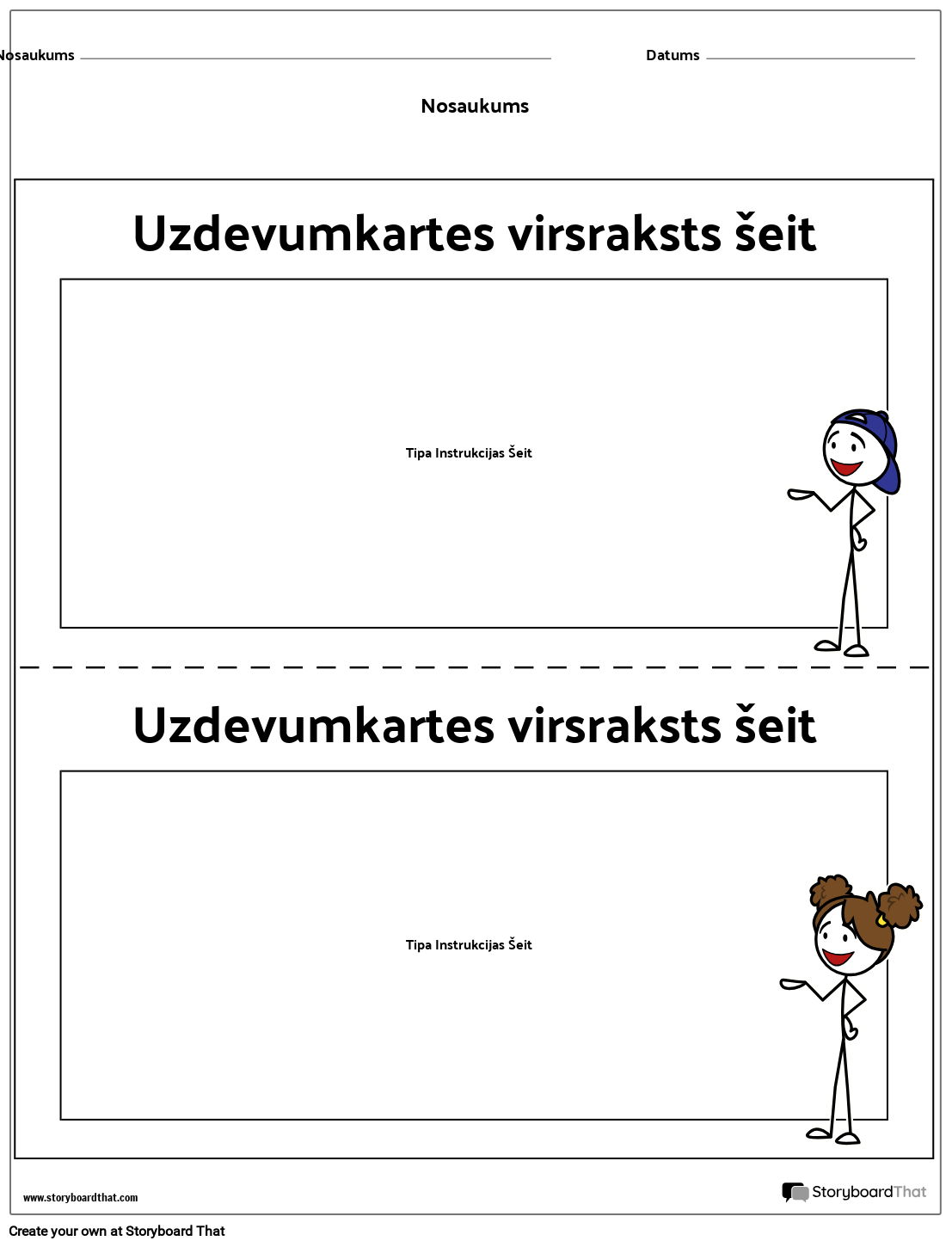 Uzdevumkaršu Veidne 1