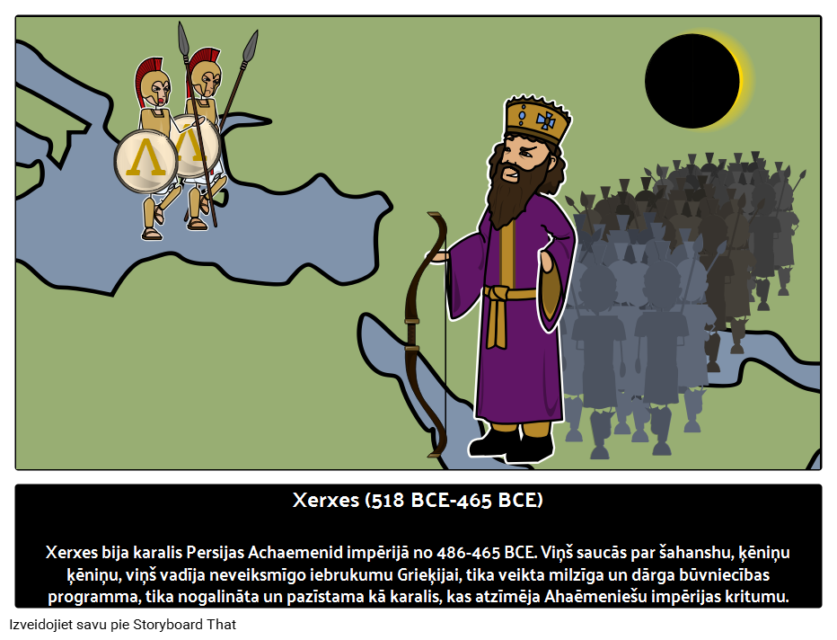 Xerxes Biogrāfijas piemērs