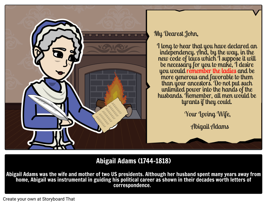Abigail Adams Biography Example