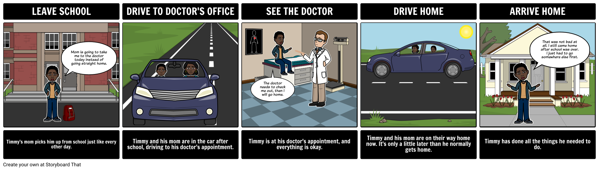 Leaving School Early for a Doctor Visit | Transition Social Story