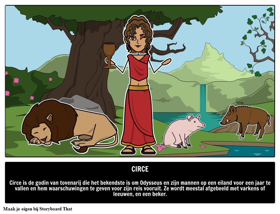Circe uit The Odyssey