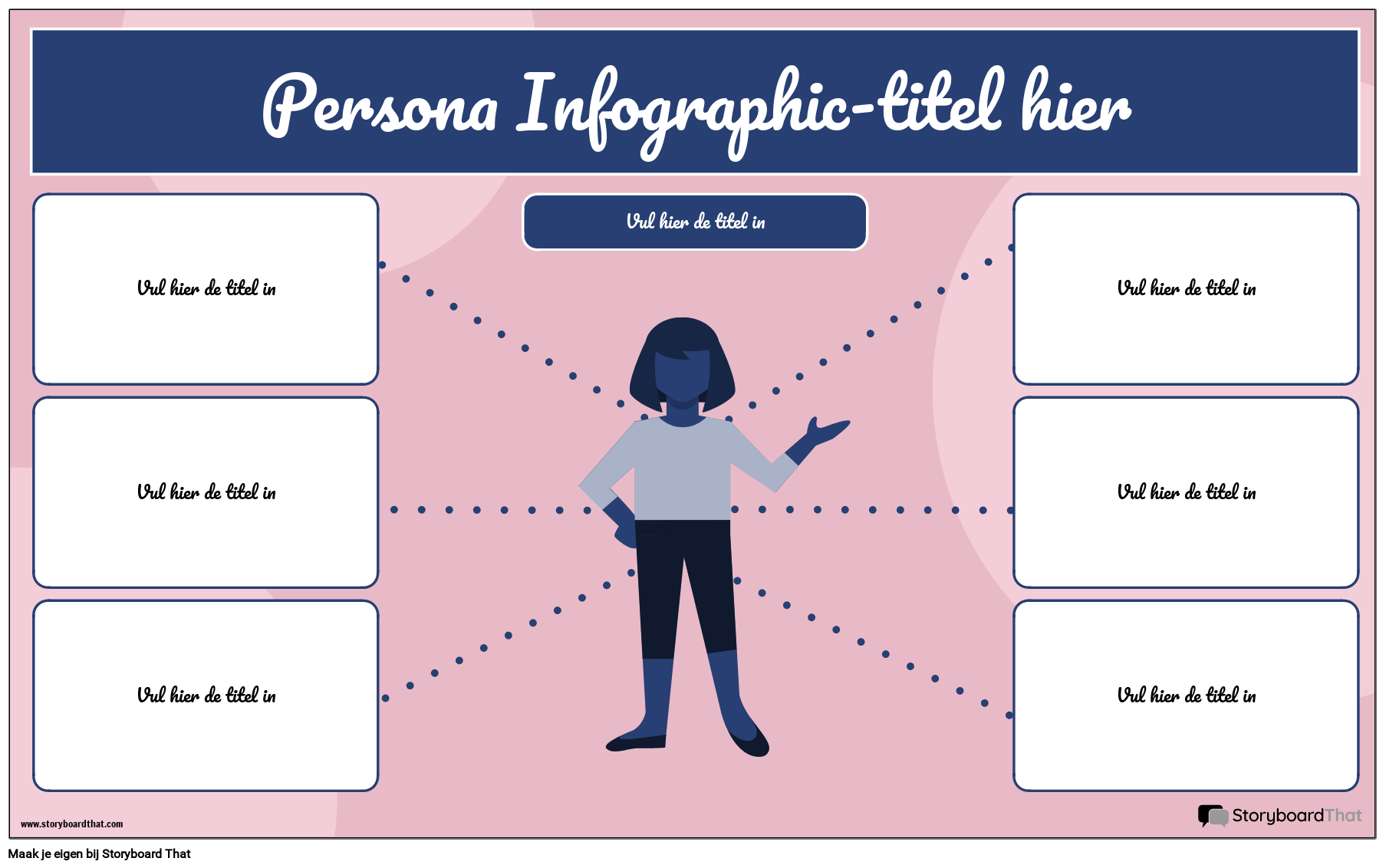 Corporate Persona Infographic-sjabloon 1