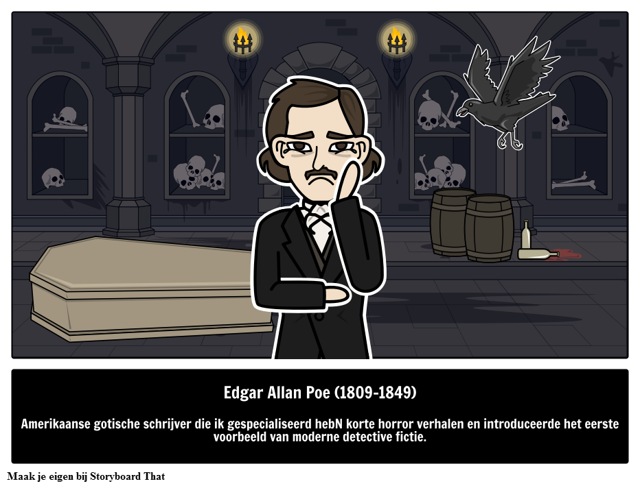 Geweldige Mensen | Edgar Allan Poe Gotische Schrijver En Dichter