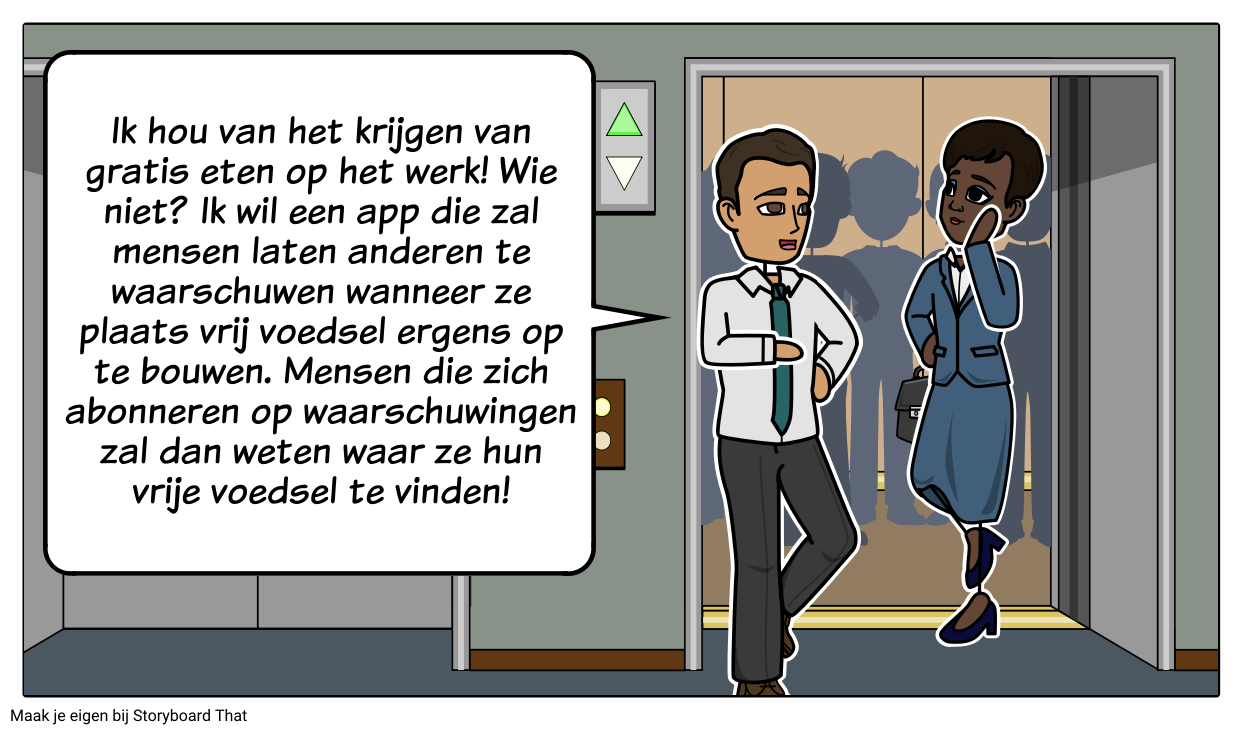 Elevator Pitch Storyboard o nl-examples