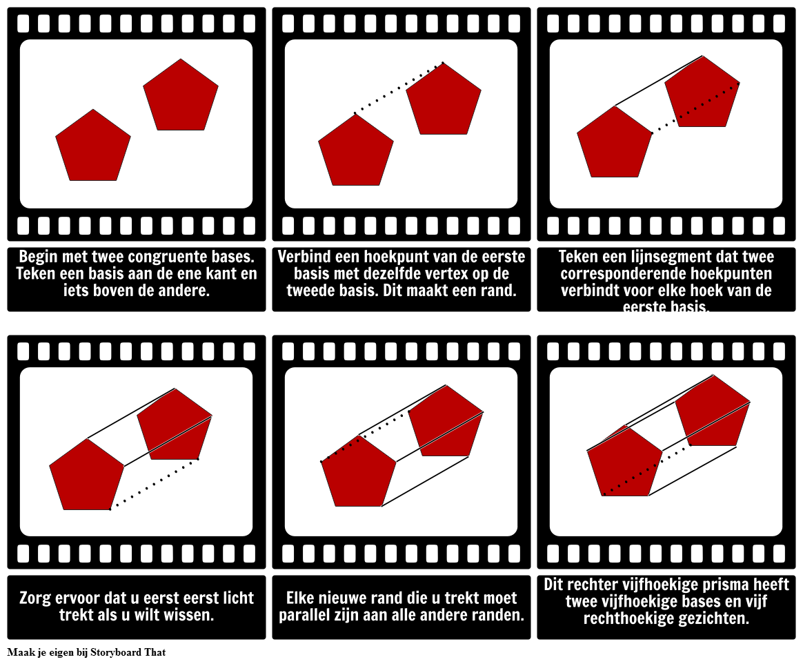 Geometrische Vaste Stoffen - Tekenprismas