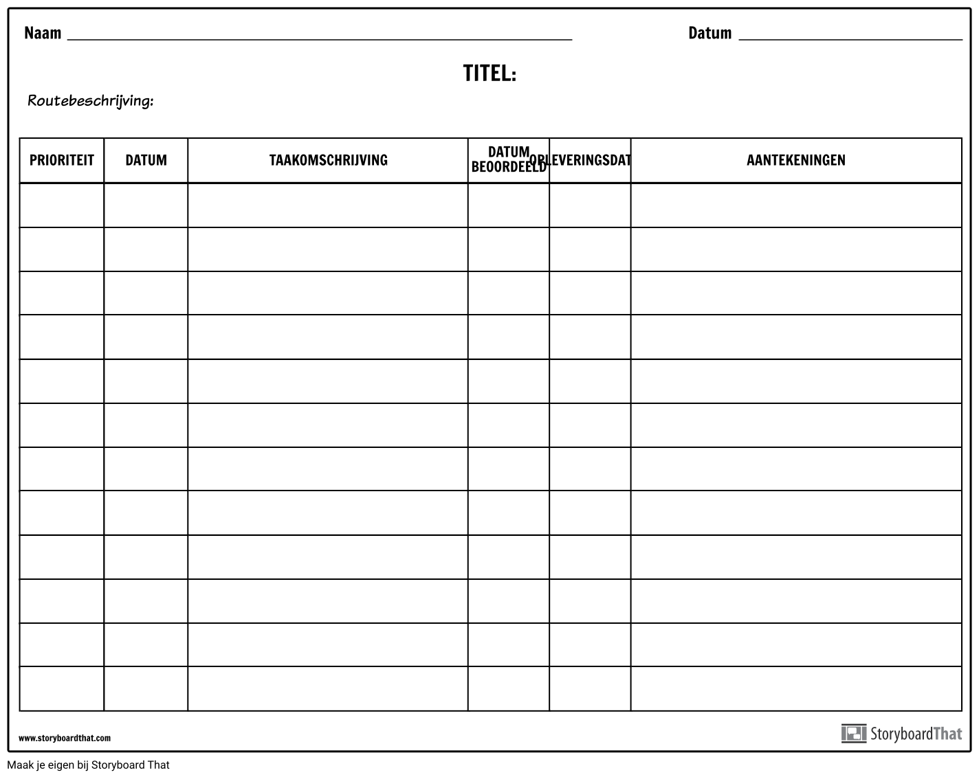 Grid Checklist