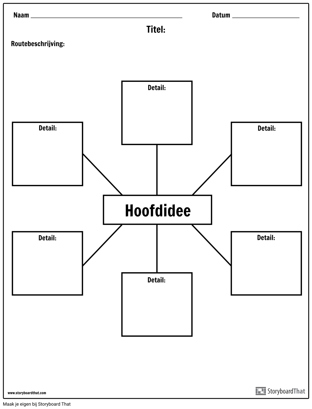 Hoofdidee - Spider