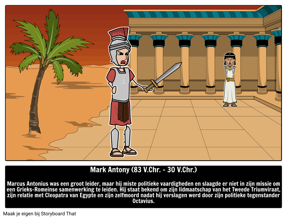 Wie was Marcus Antonius? 
