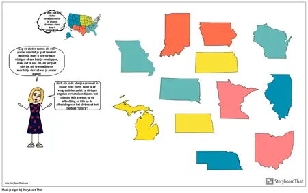 Midwest Kaartsjabloon