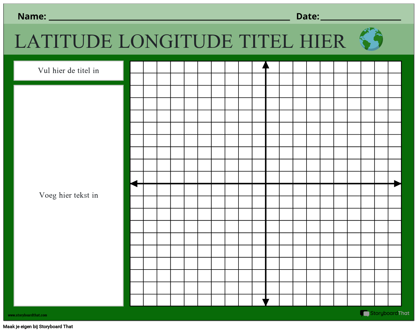Nieuwe Pagina Latitude & Longitude-sjabloon Maken 2