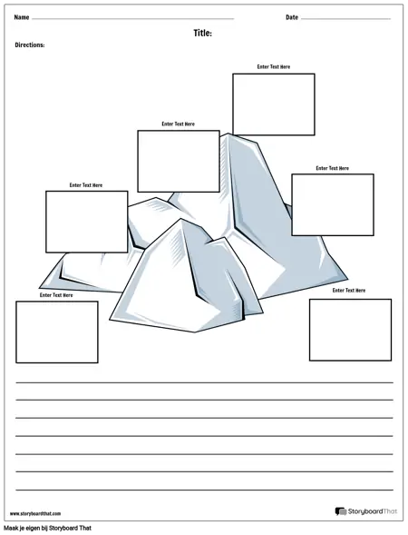 Plot Iceberg met alinea
