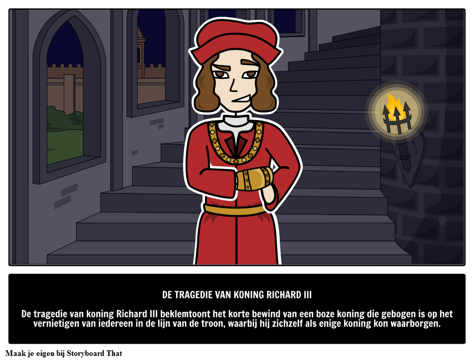 Shakespeare-tragedie van Koning Richard III 