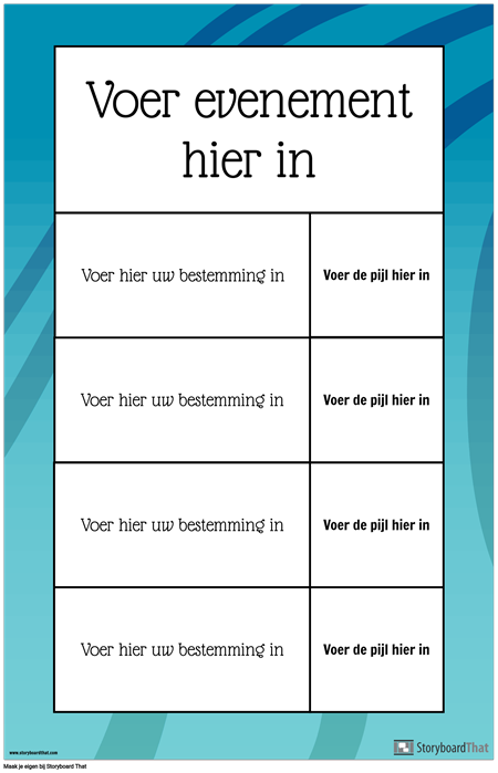 Routebeschrijving Poster