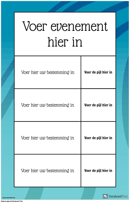 Routebeschrijving Poster