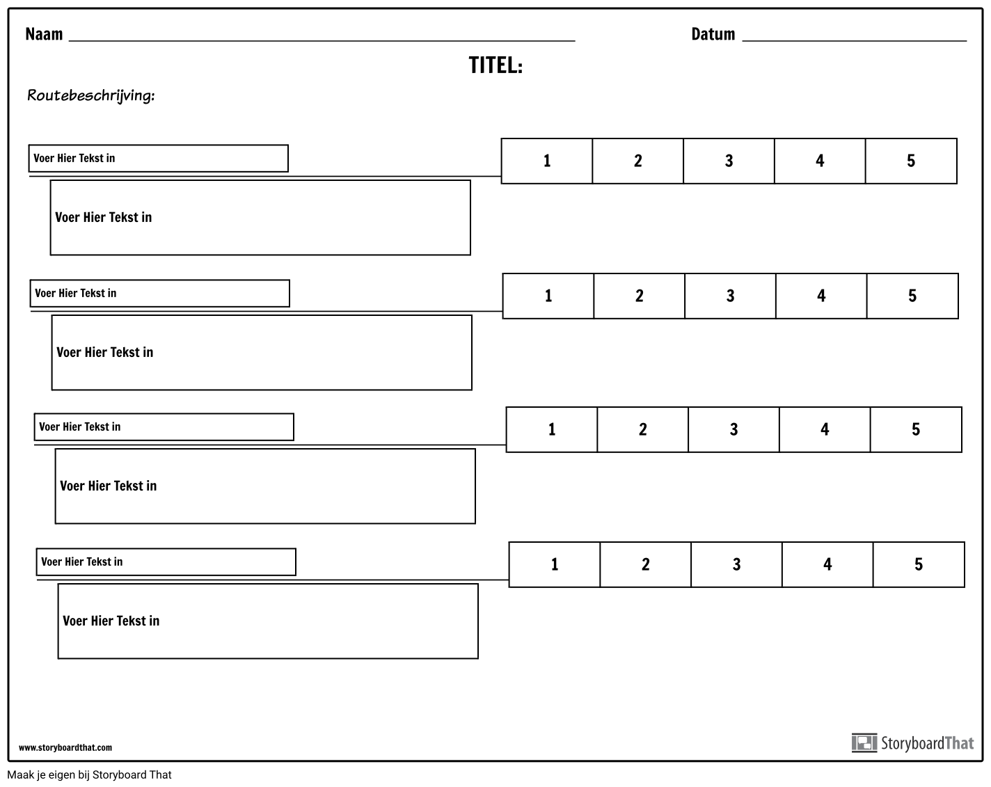 Rubriek Met Scores Storyboard O Nl examples