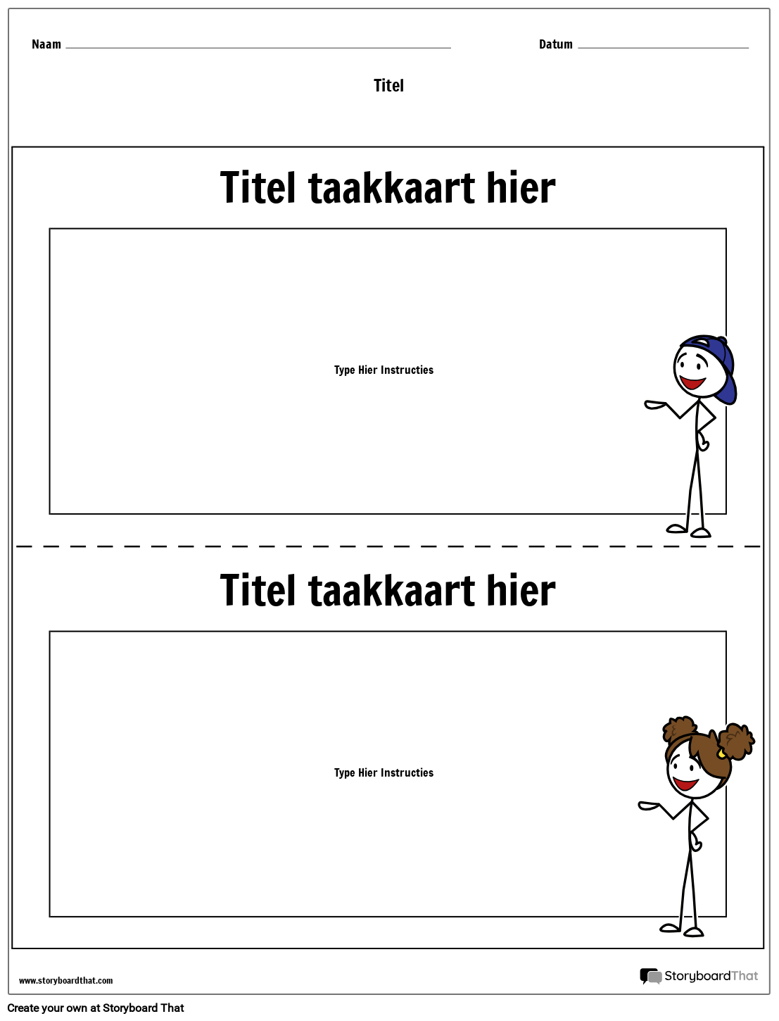 Takenkaartsjabloon 1