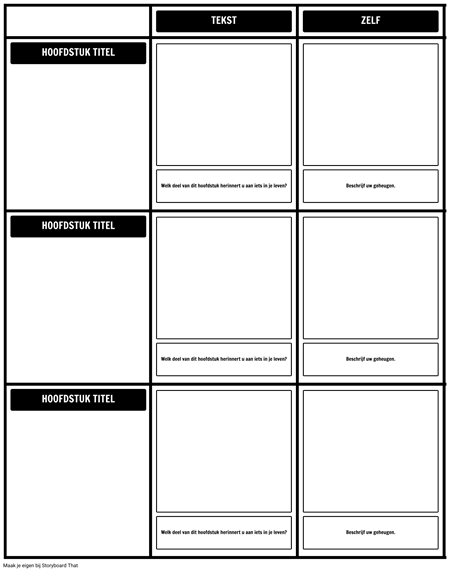Text to Self Grid Template