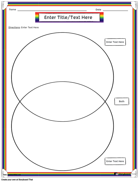 Venn-diagram Werkblad 7