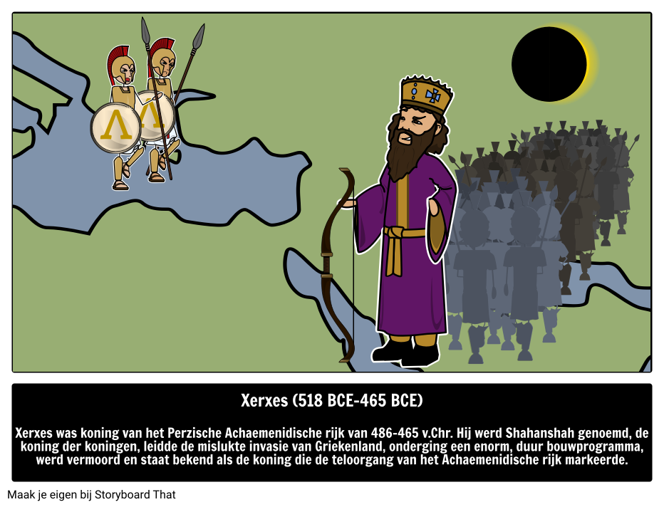 Xerxes Biografie Voorbeeld