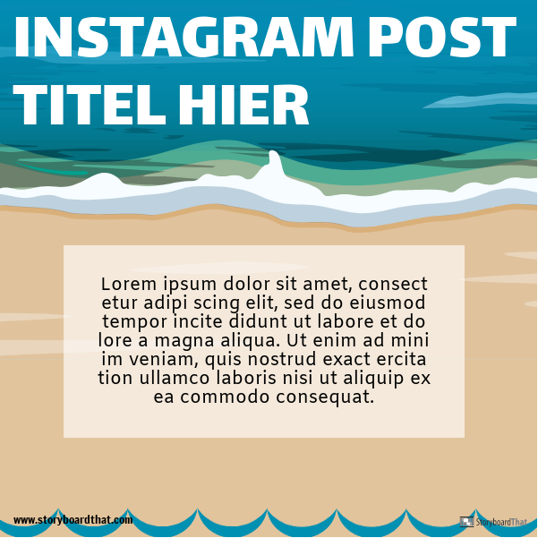 Zakelijke Instagram-postsjabloon 1