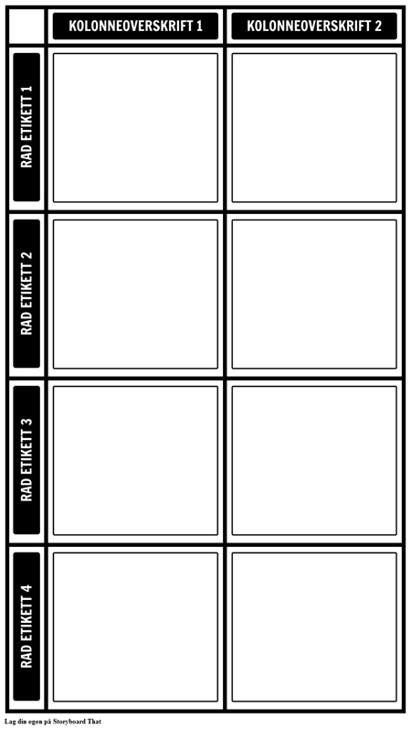 Blank 2X4-diagram