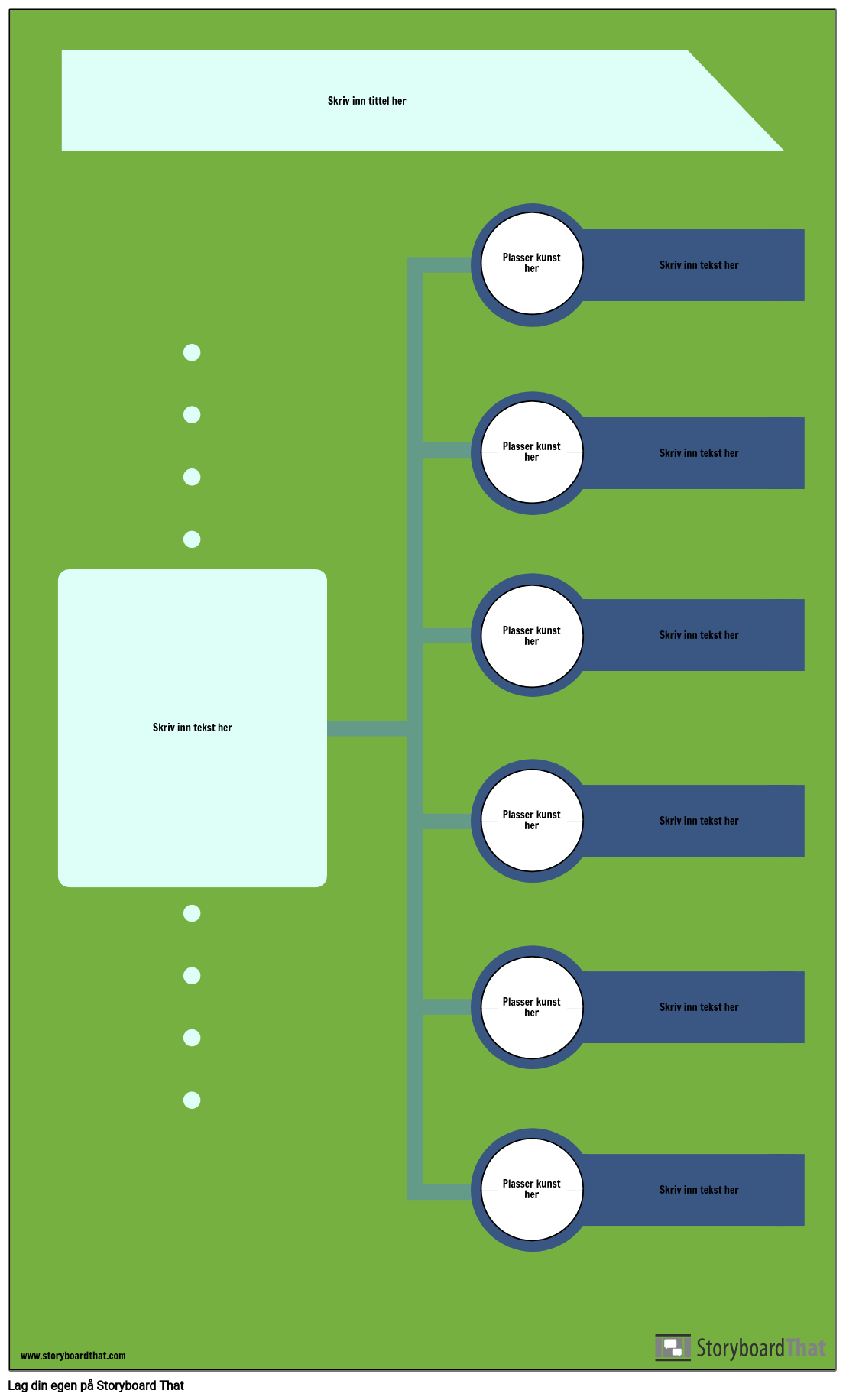 Blank Tidslinje Infographic