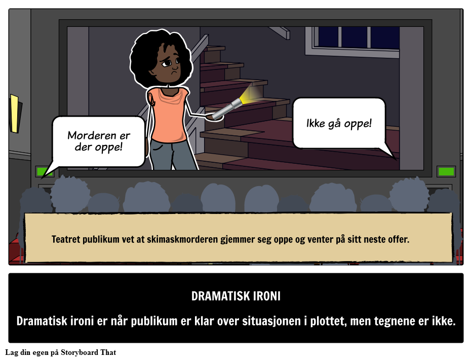 Dramatisk Irony Definisjon Storyboard By No examples