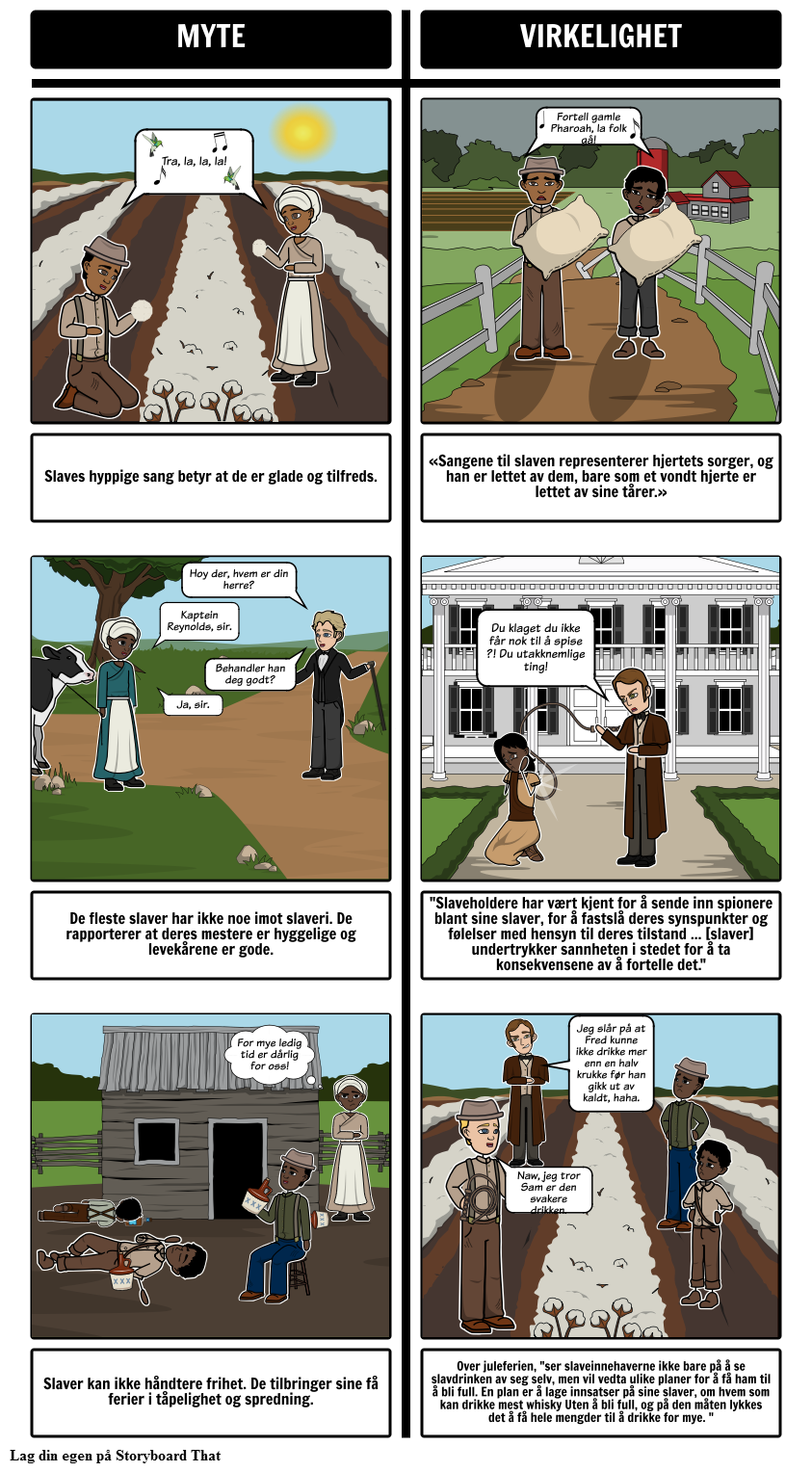 En Fortelling om Livet til Frederick Douglass Mythbusters