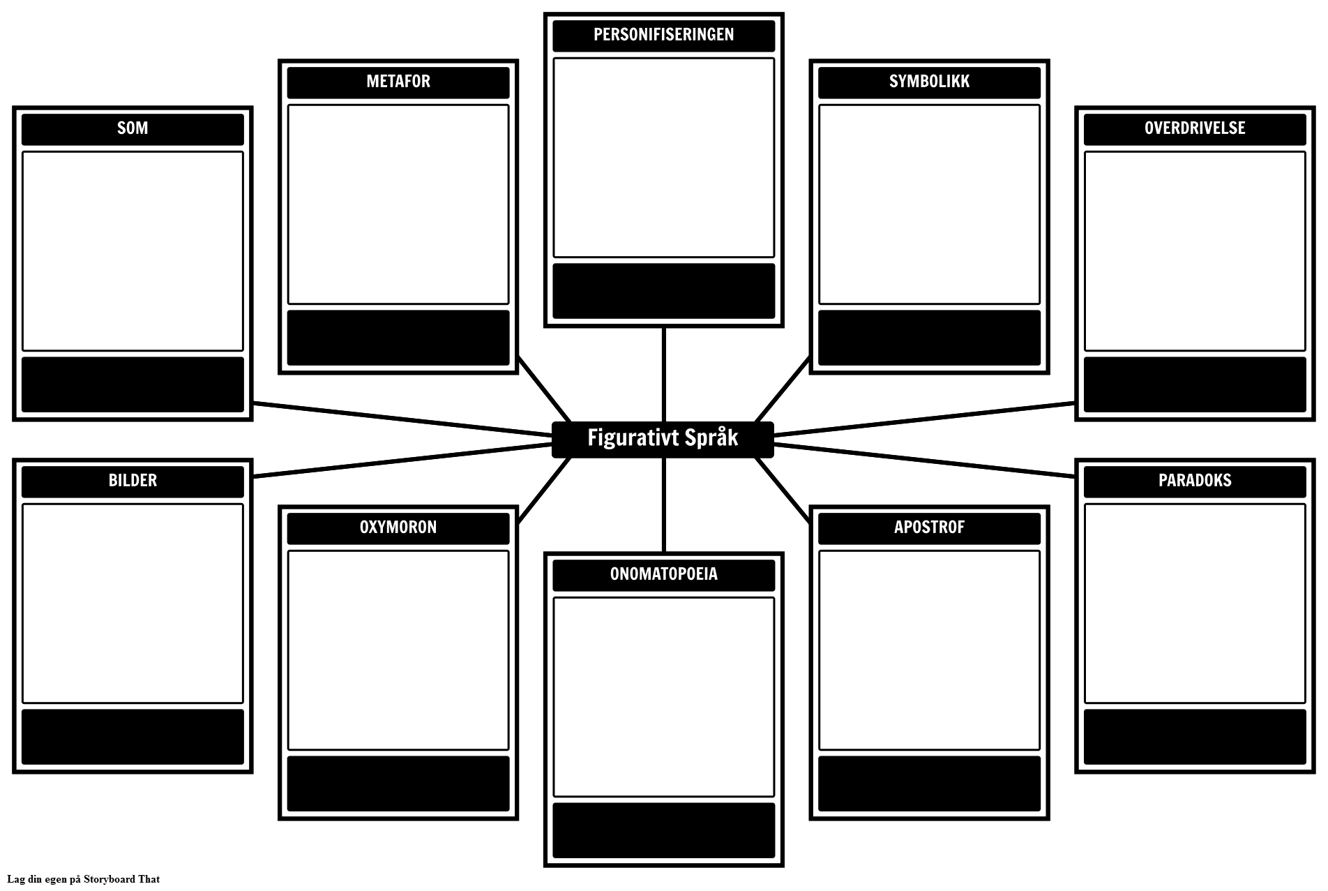 Figurativ Språk Sporingsmalen Storyboard Por No Examples 0178