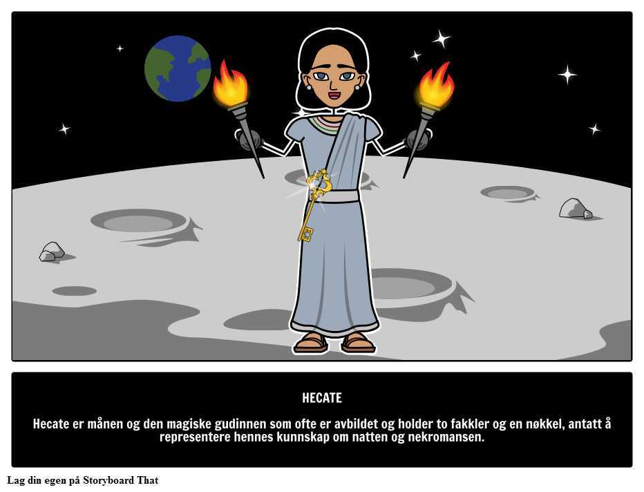 Hecate: Gresk Gudinne for Månen og Magien 