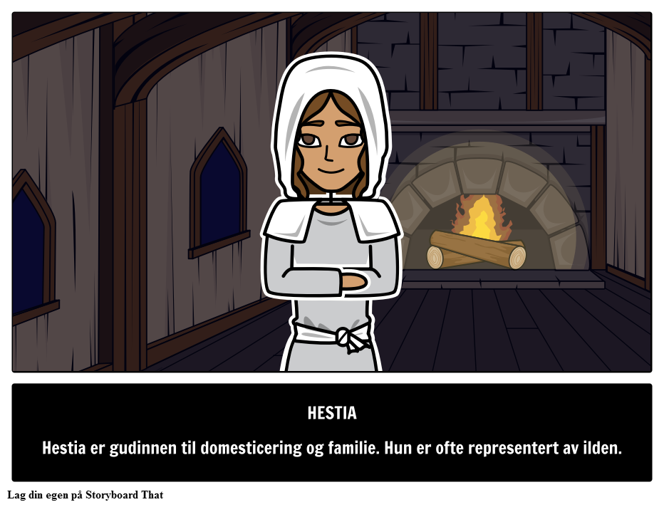 Hestia: Gresk Familiegudinne 