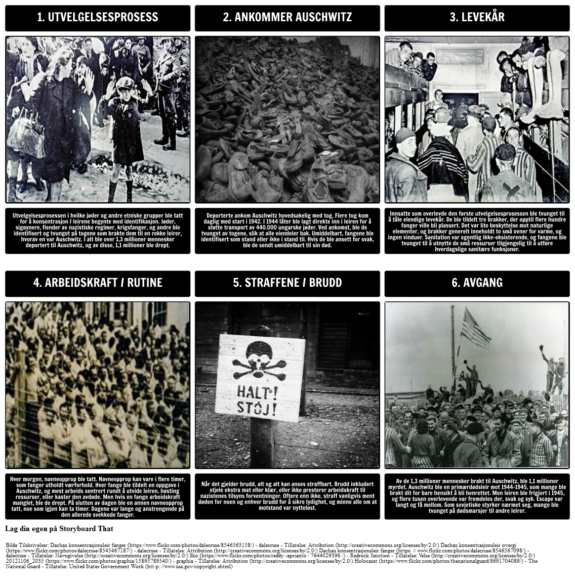 Historien om Holocaust - Livet i Auschwitz