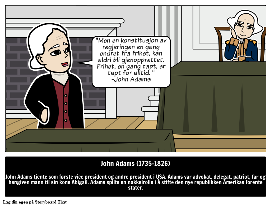 Hvem var John Adams? 