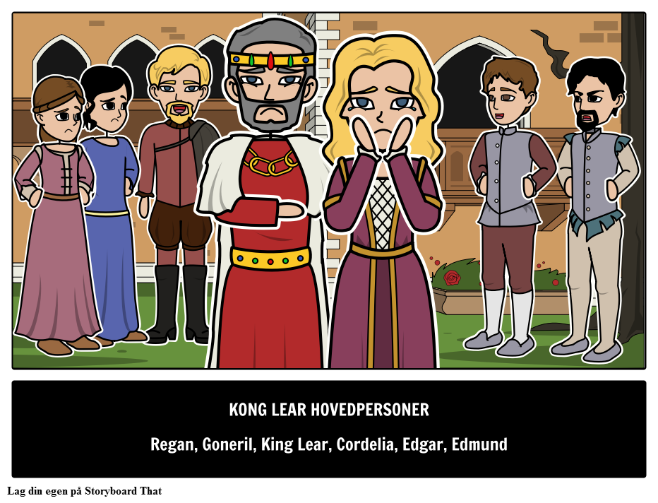 King Lear Hovedkarakterer