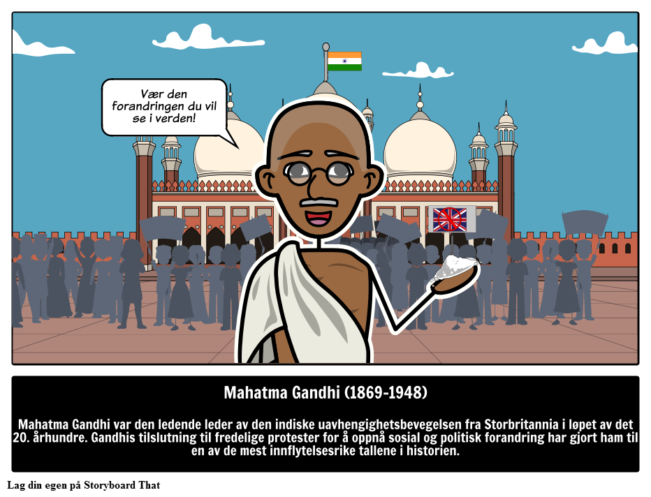 Hvem var Mahatma Gandhi? 