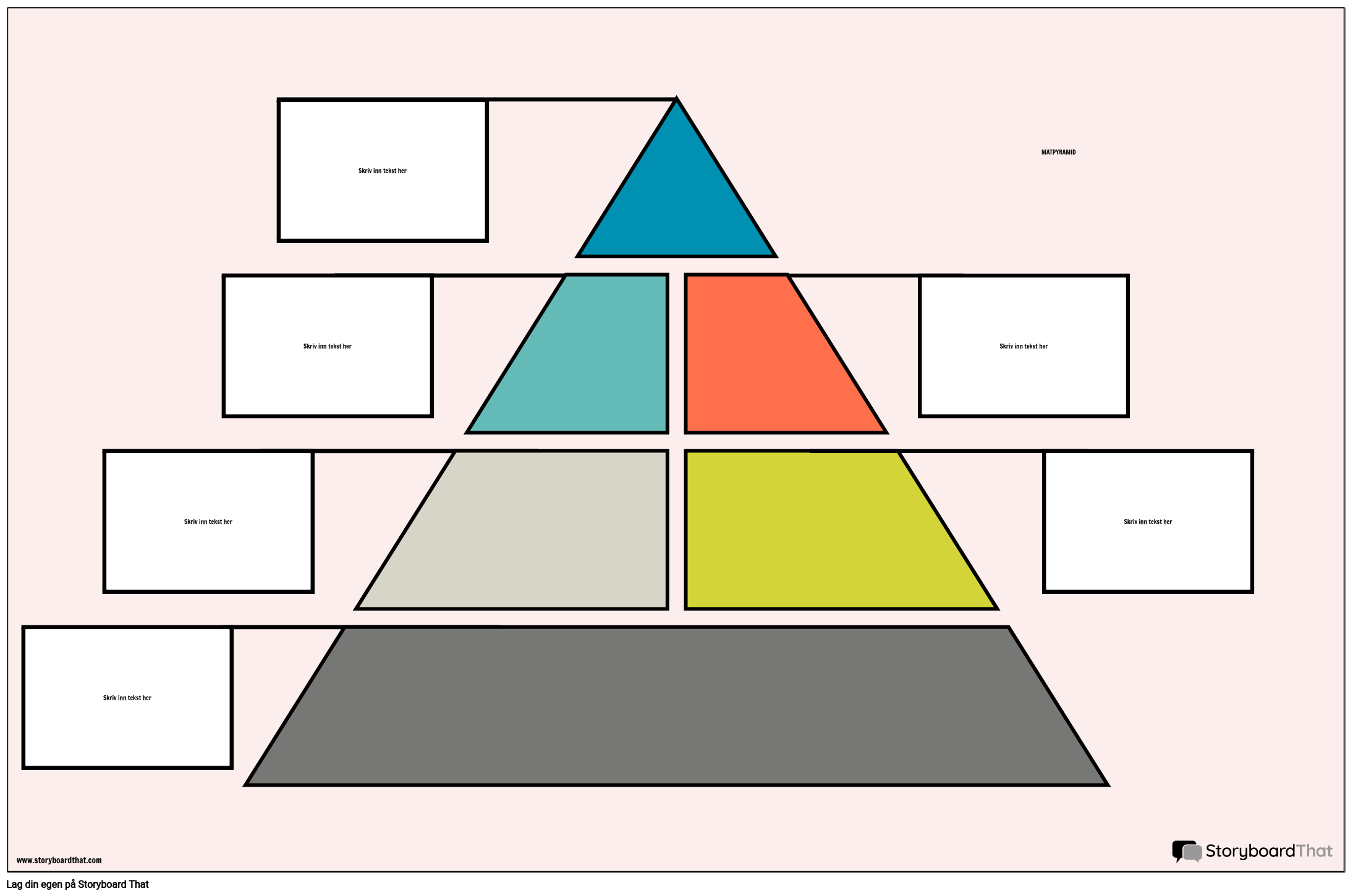 Matpyramide Plakat