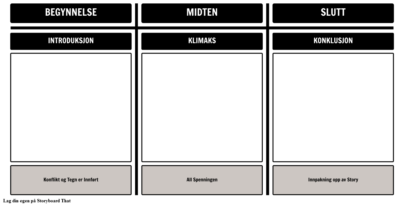 Plot Diagram - Beginning-Middle-End